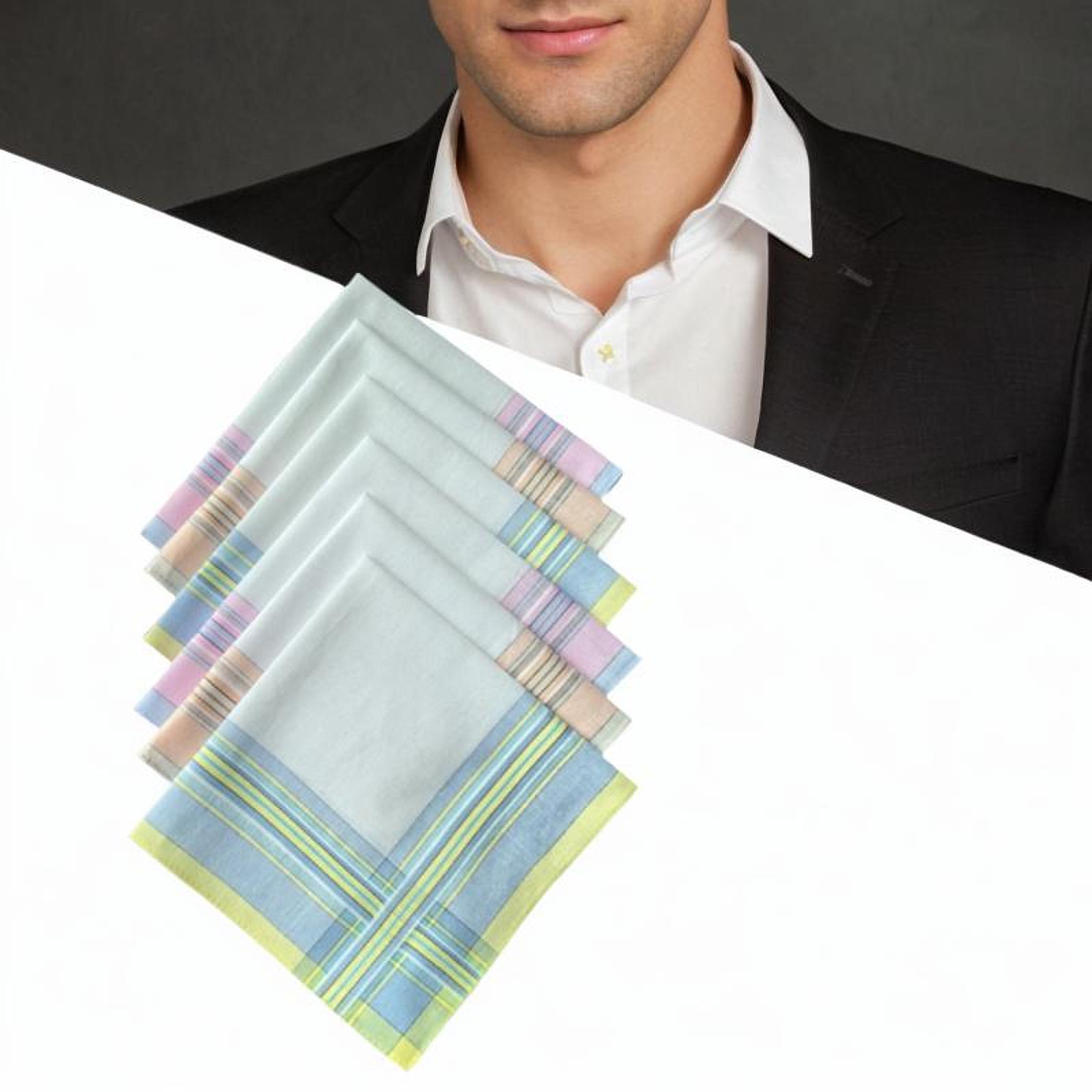 Handkerchief Cotton Men - 6 Adet Pamuklu Erkek Mendilleri Kutlama