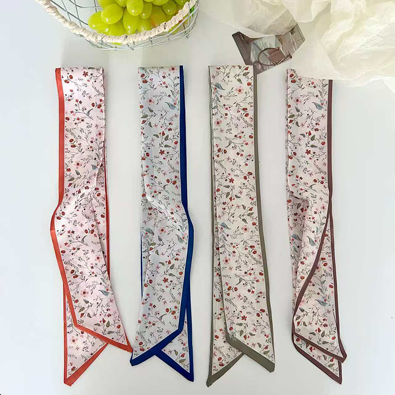 Silk Neck Scarf - 2026 Yeni Gelen Kadınlar Vintage Çiçek