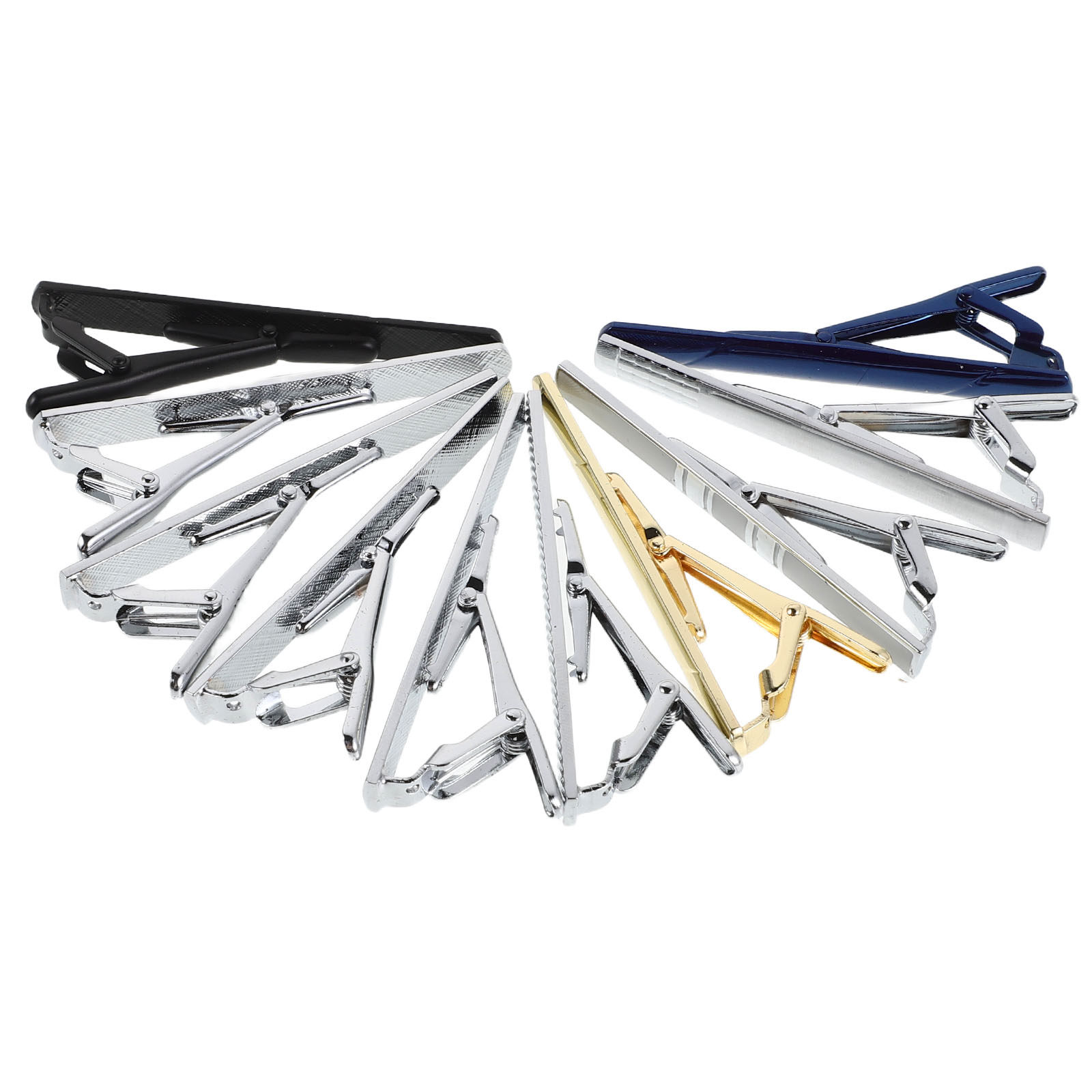 Tie Bar Set Gift - 10 Adet Kravat Klipsi Seti Zarif