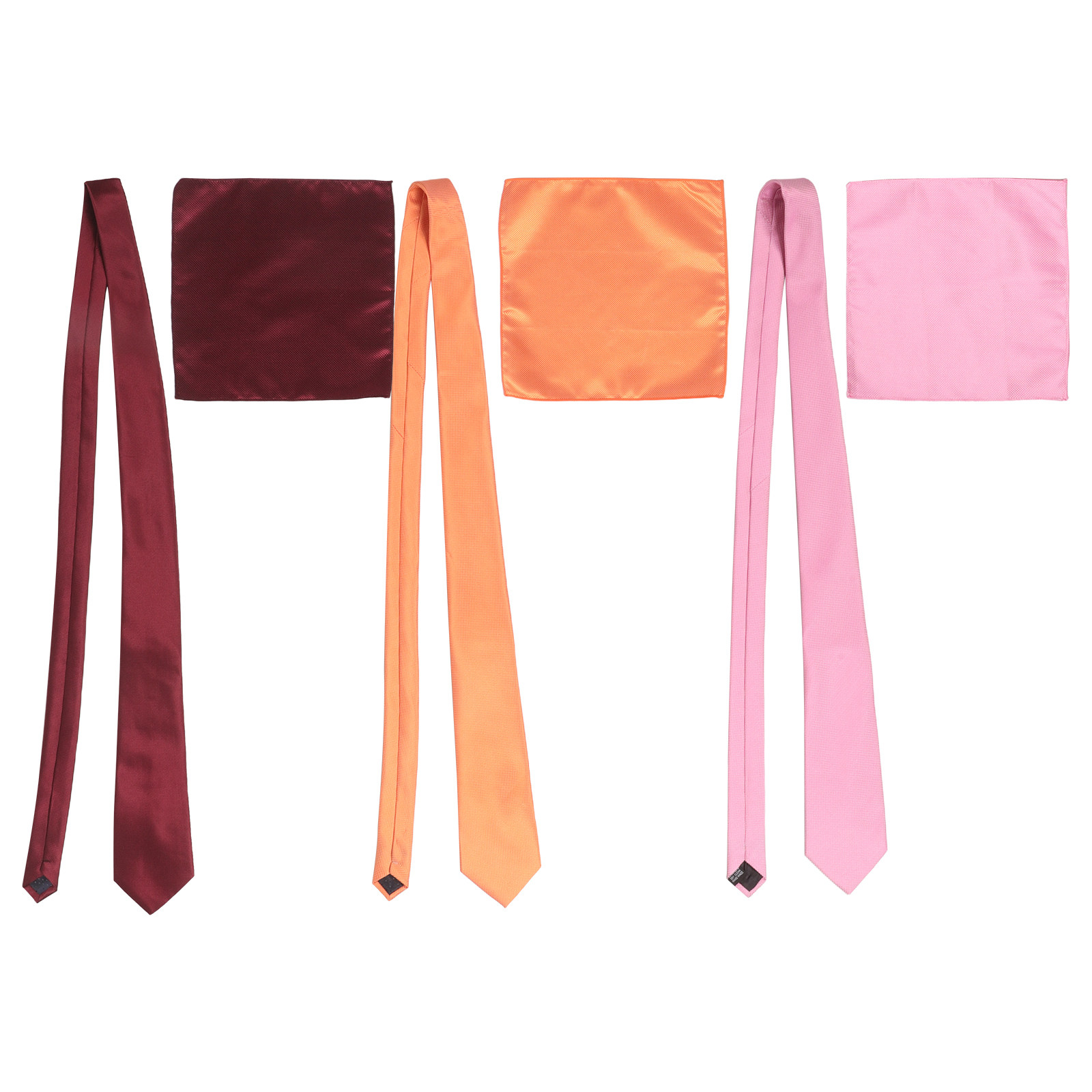 Pocket Square Set - Düz Renk Erkek Kravat Cep Mendili