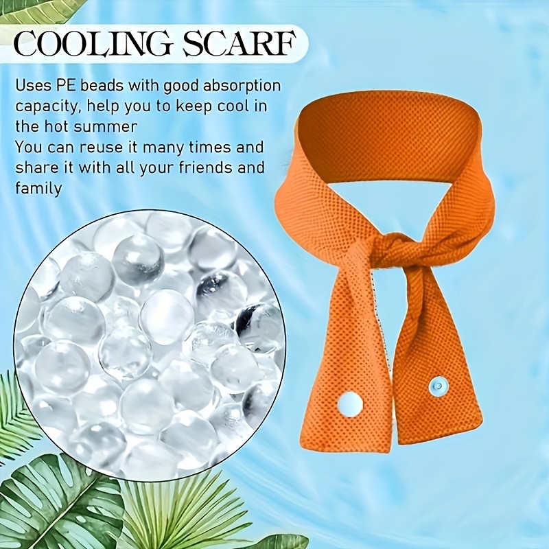 Silk Neck Scarf - Soğutucu Boyun Bandanası Havlu Buz İpeği