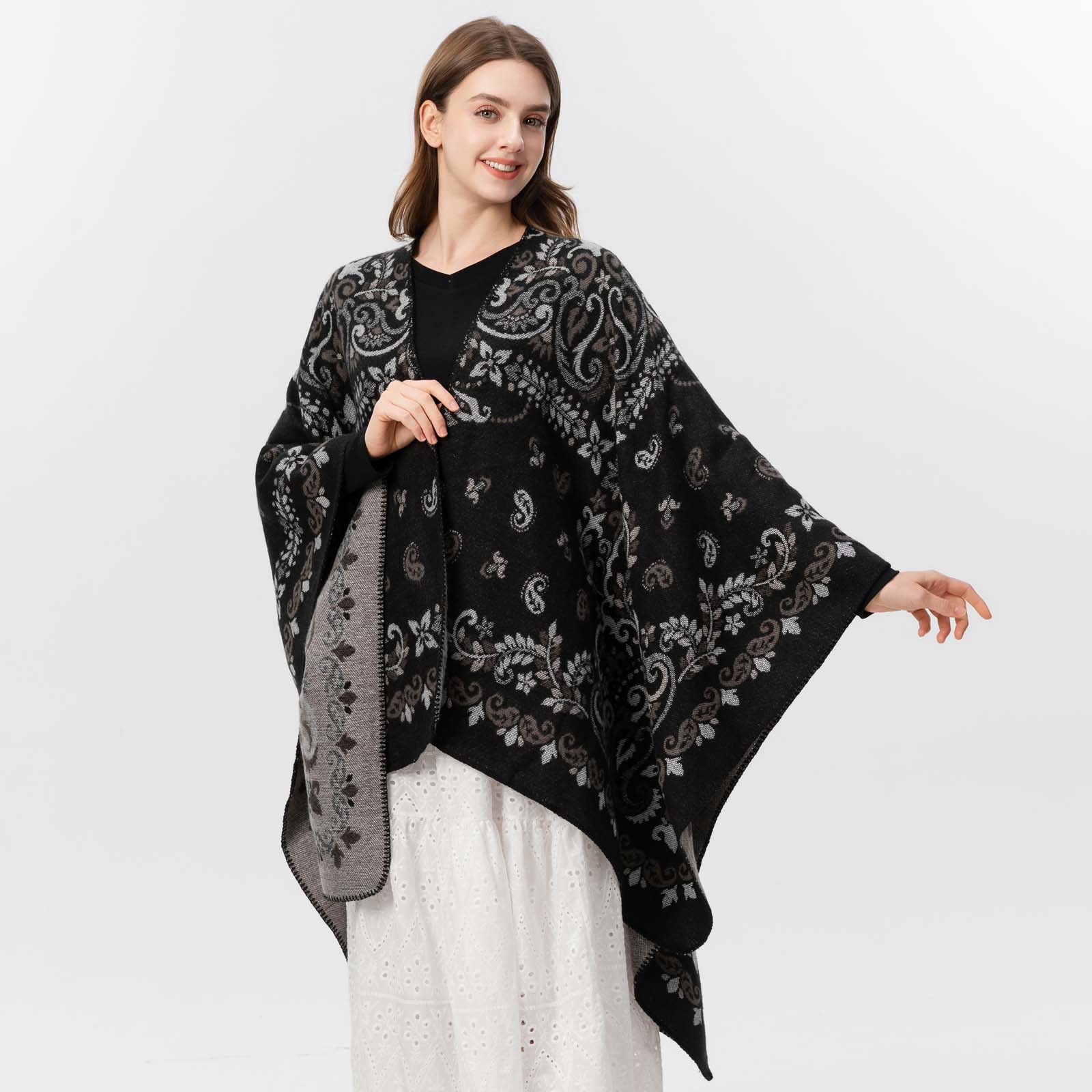 Stole Wedding Shawl - Lüks Kadın Kaşmir Eşarp Jacqumus Femme