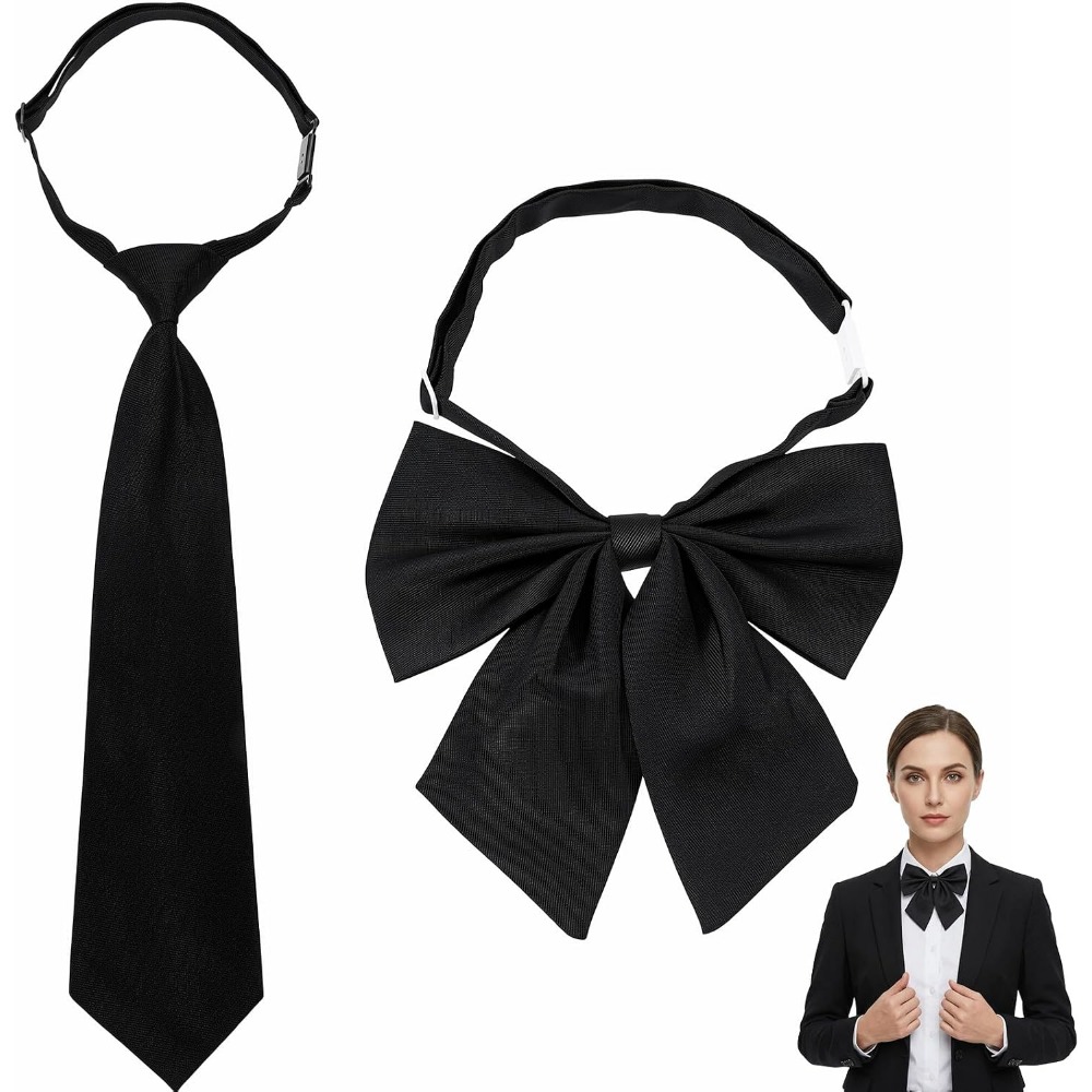 Bow Tie Pre Tied - Kadınlar için Siyah Papyonlar, Özel Etkinlikler