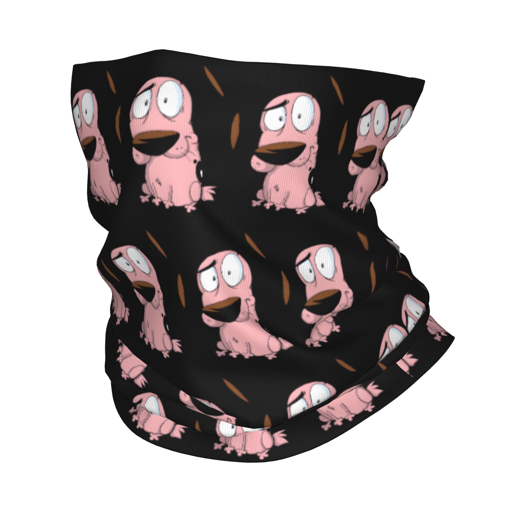 Neck Warmer Tube - Özel Karikatür Cesaret Köpek Kış Bandı