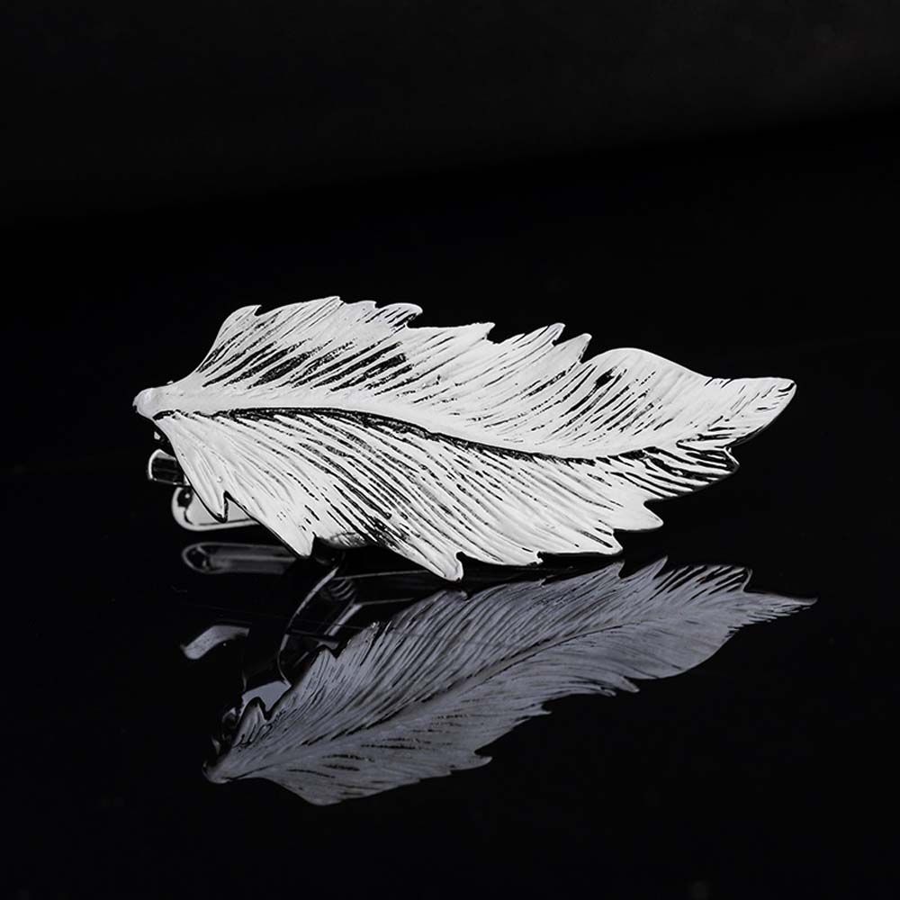 Tie Clip Silver - Yaratıcı Cazibe 1 Adet Düğün Gümüş