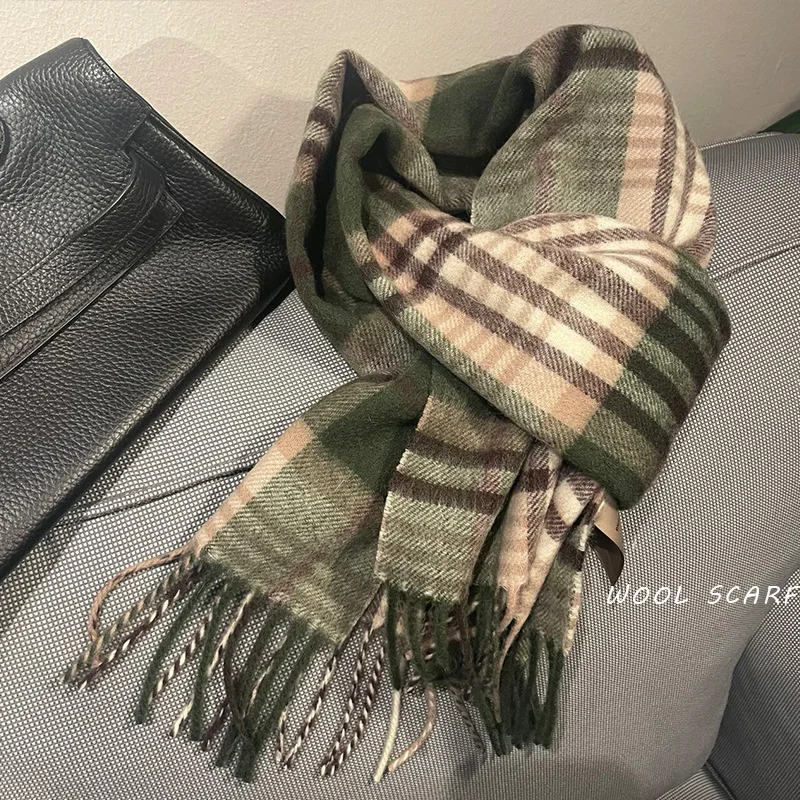 Muffler Men Wool - Yüksek Kalite % 100% Yün Eşarp