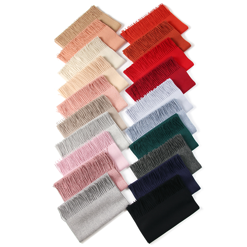 Muffler Men Wool - LONGMING 100% merinos yünü örme şal