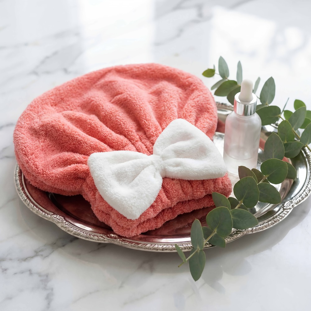 Head Wrap Turban - Mikrofiber Saç Kurutma Bonesi, Hızlı Kuruyan
