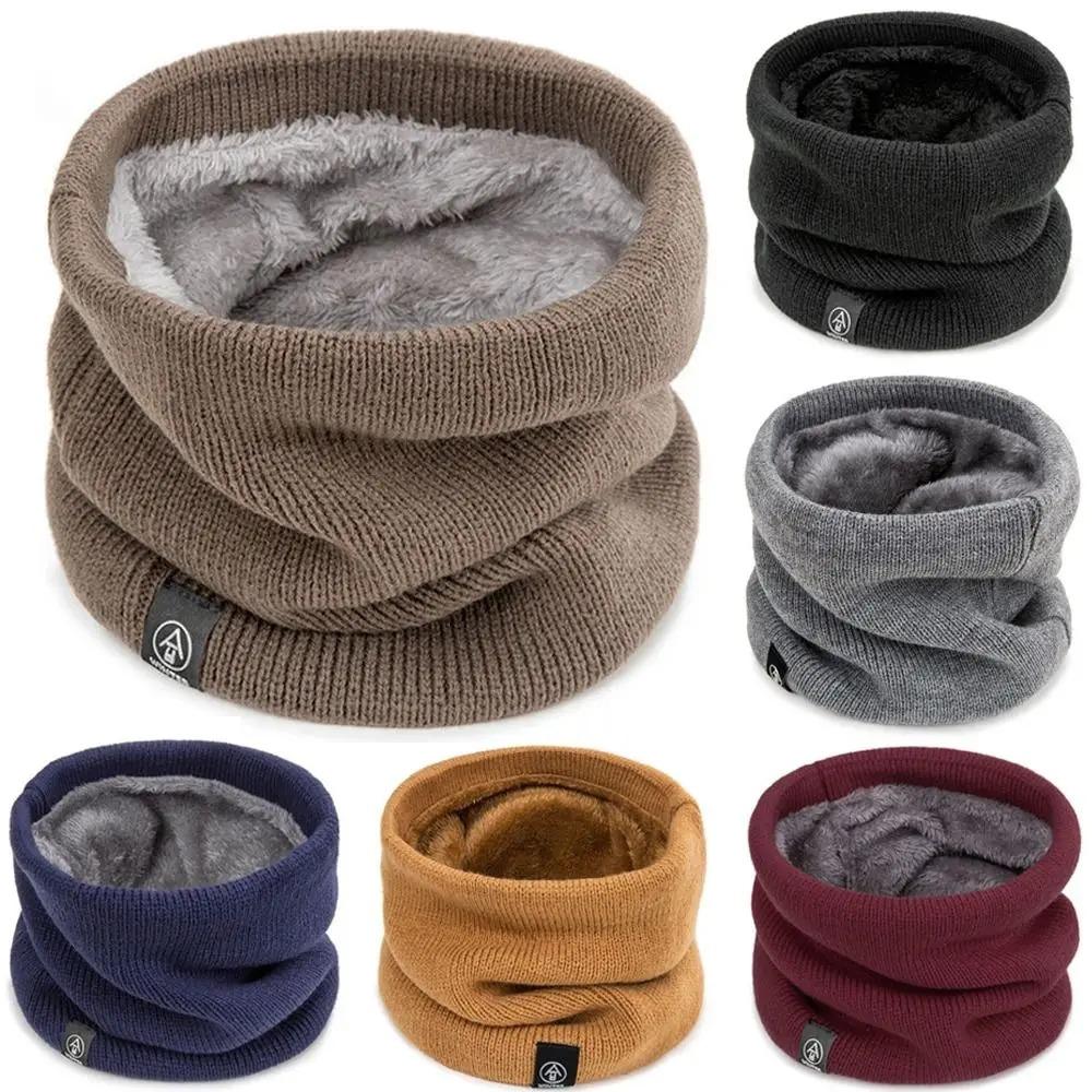 Muffler Men Wool - Moda Kadın Örgü Atkı Tek Renk