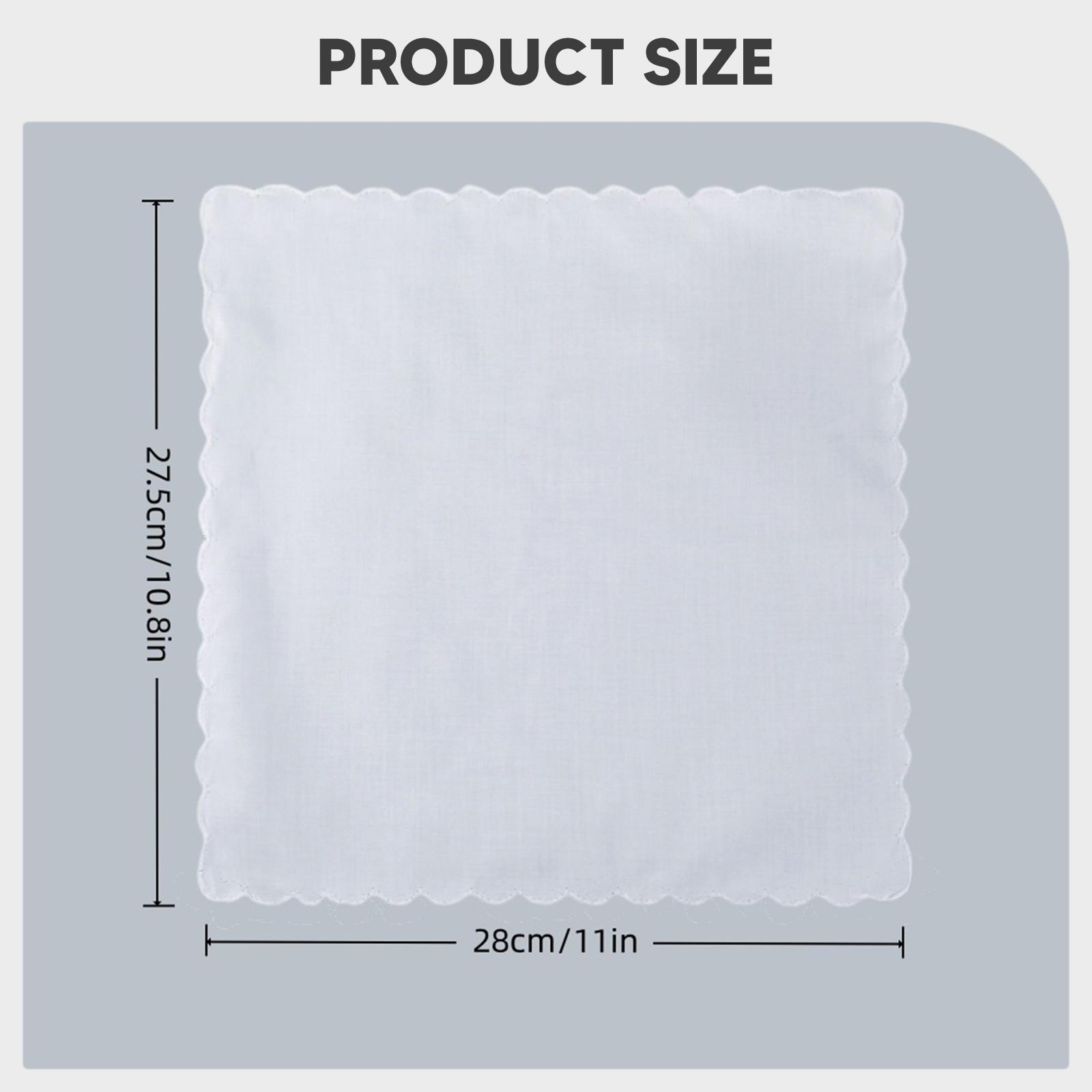 Handkerchief Cotton Men - Erkekler için 6x Pamuklu Mendil Doğum