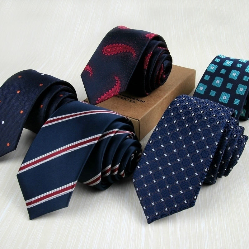 Skinny Tie Men - Moda bağları erkekler aksesuarları için 6cm
