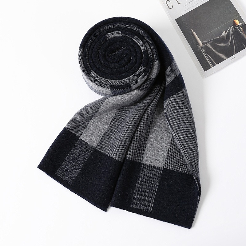 Muffler Men Wool - Lüks Atkı Erkek Kışlık Sıcak Yün