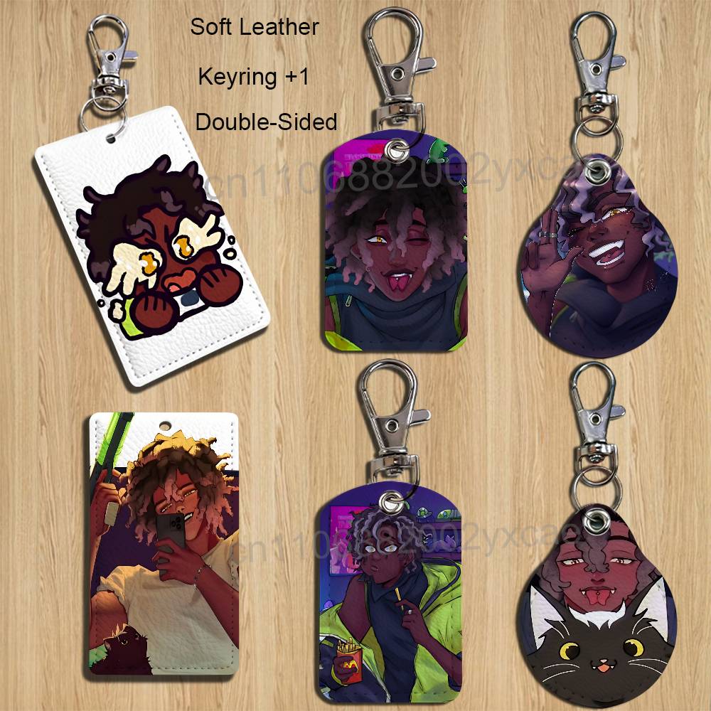 Lanyard Badge Holder - M-Micah Yujin GAME ERROR 143 Deri