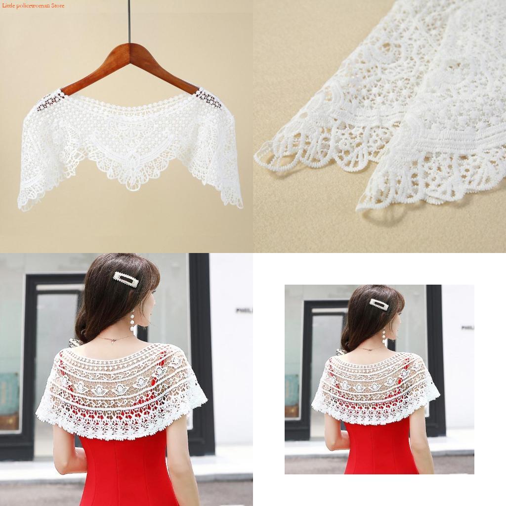 Stole Wedding Shawl - F92D Kadınlar Nakış Çiçek Dantel Şal