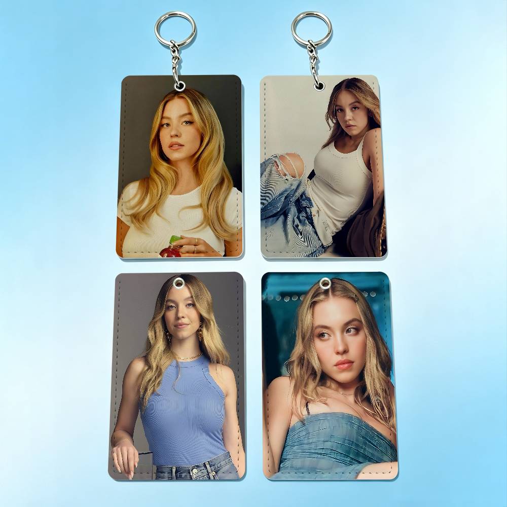 Lanyard Badge Holder - Sobeautiful S-Sydney Sweeney kart tutucu anahtarlık