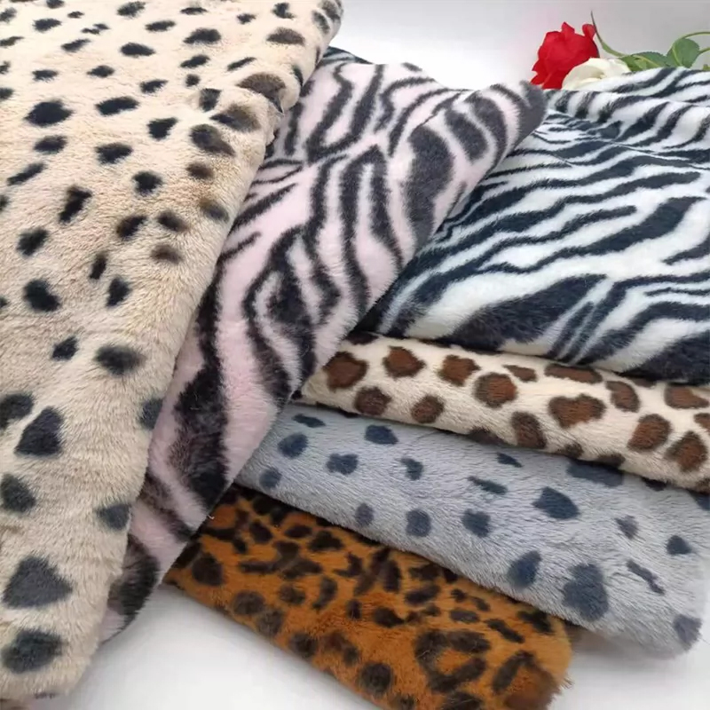 Woven Scarf Blanket - 0.5/1/2 Yards 10mm Taklit Tavşan Zebra