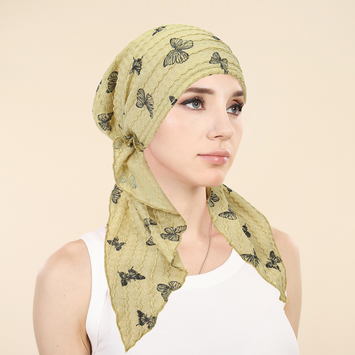 Head Wrap Turban - Kadın Müslüman Başörtüsü Kapakları Sarma Başlığı