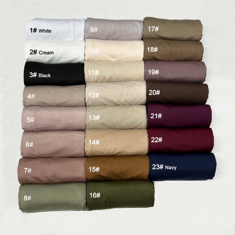 Head Wrap Turban - E2 Premium Sıvı Jersey Tesettür Başörtüsü