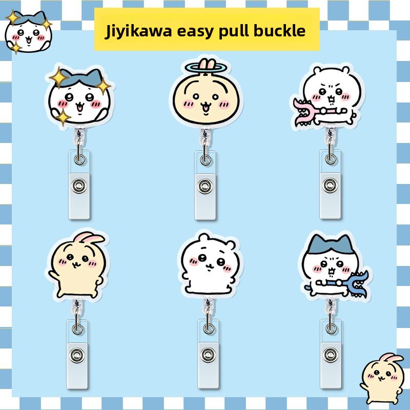 Lanyard Badge Holder - Jiyi geri çekilebilir kimlik kartı tutucu