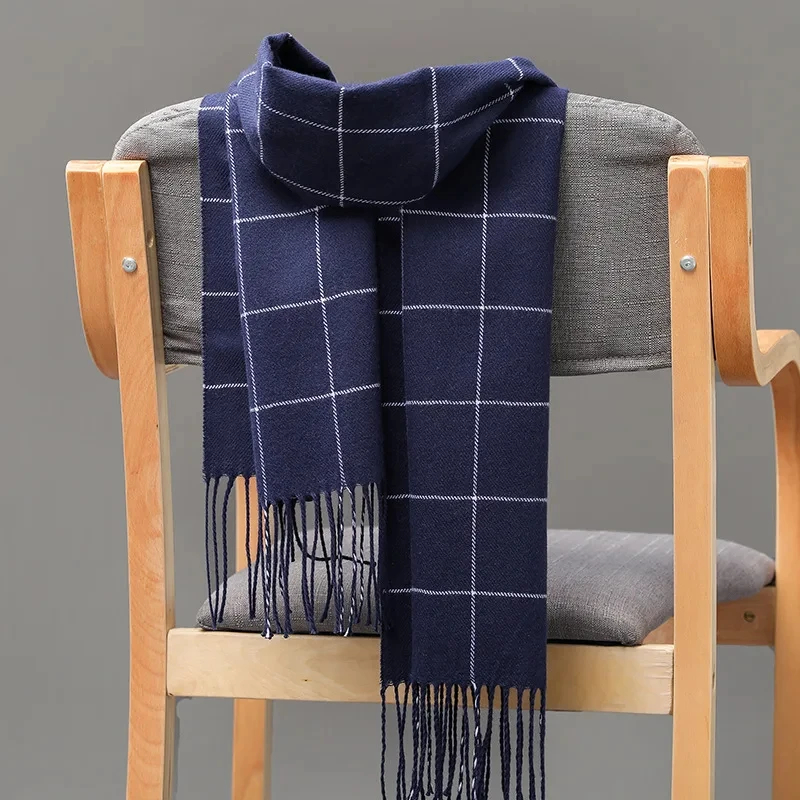 Muffler Men Wool - 2024 Yeni Kış Erkek Eşarp Sıcak