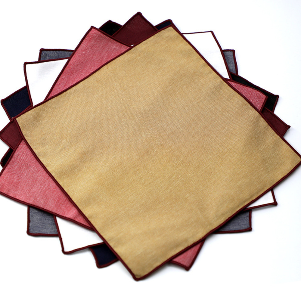 Katı çizgili kahverengi cep ka - Handkerchief Cotton Men incelemesi ve fiyatı