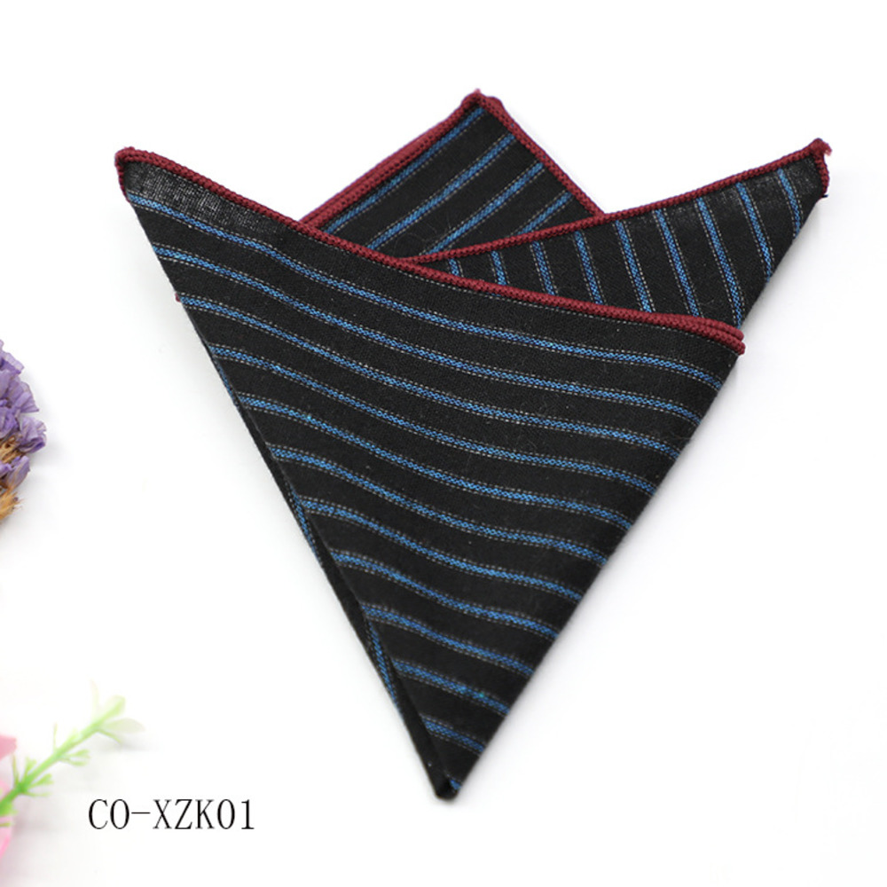 Katı çizgili kahverengi cep ka - Handkerchief Cotton Men incelemesi ve fiyatı