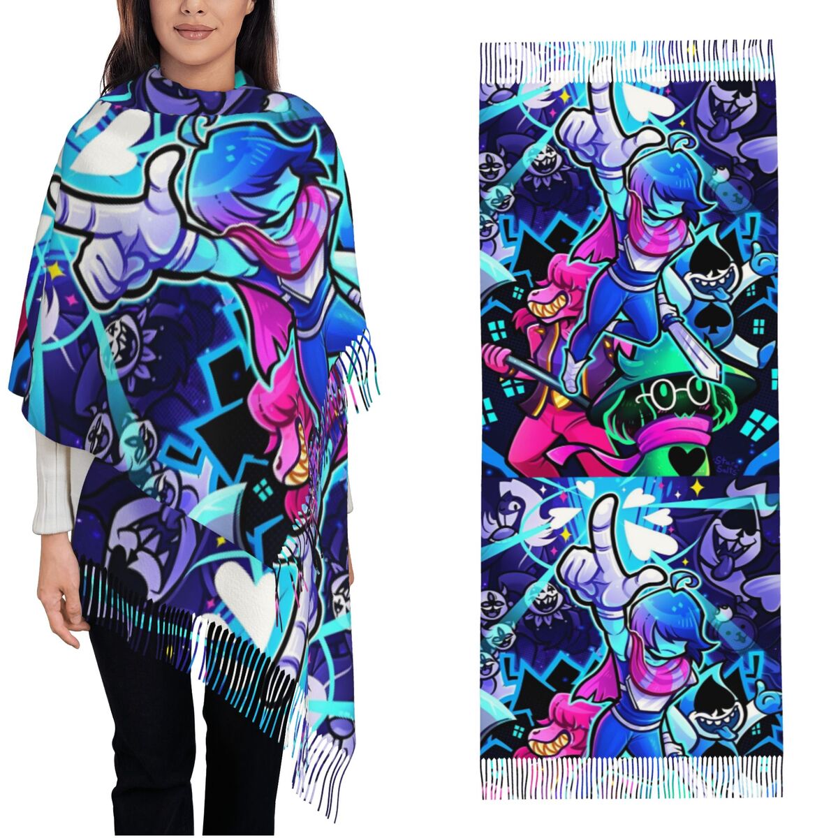 Deltarunes Şal Sarar Bayanlar  - Pashmina Wrap Large incelemesi ve fiyatı