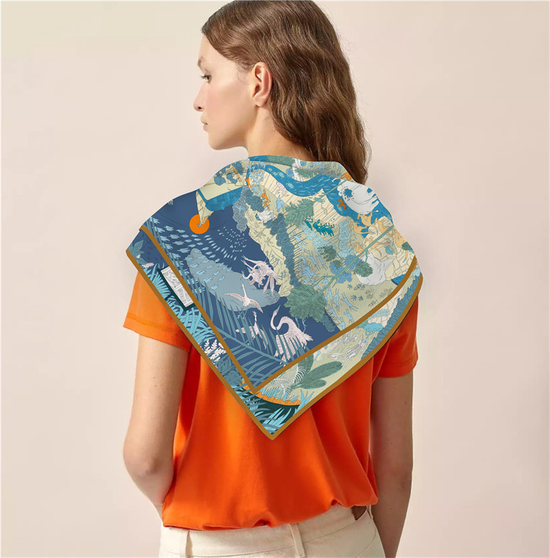 Ipek eşarp kadın Rainforest ha - Scarf Silk Square incelemesi ve fiyatı