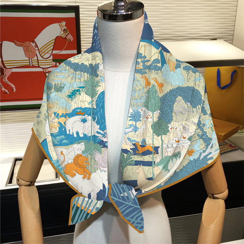 Ipek eşarp kadın Rainforest ha - Scarf Silk Square incelemesi ve fiyatı