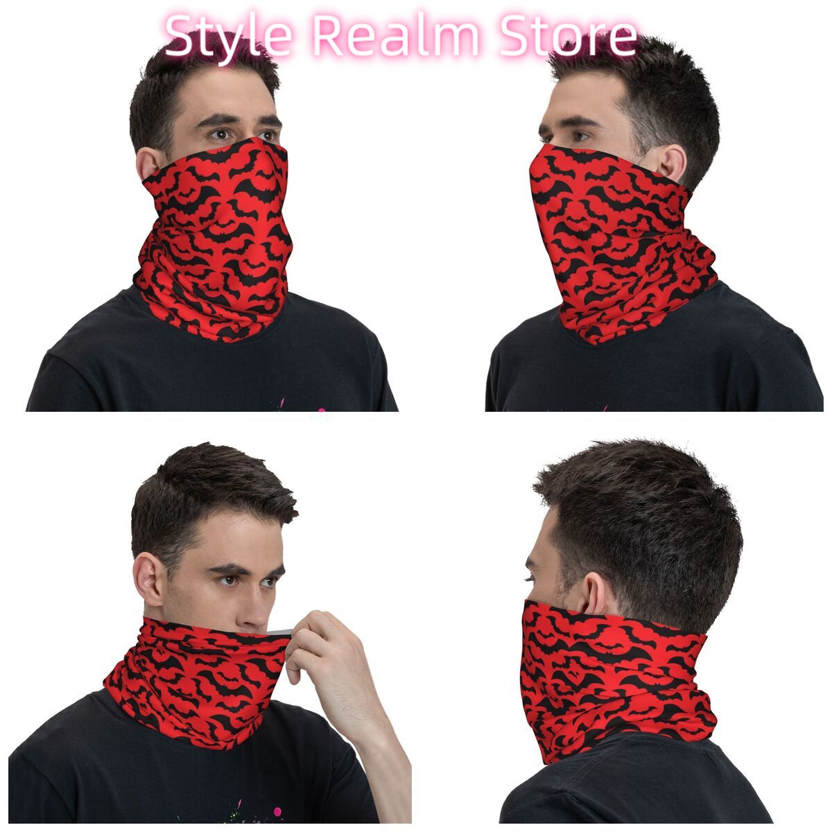 Gotik Cadı Yarasalar Desen Ban - Neck Warmer Tube incelemesi ve fiyatı