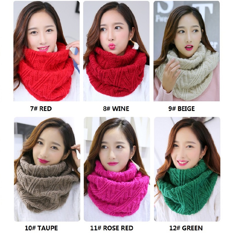 VISROVER renk atkılar kadınlar - Infinity Scarf Knit incelemesi ve fiyatı