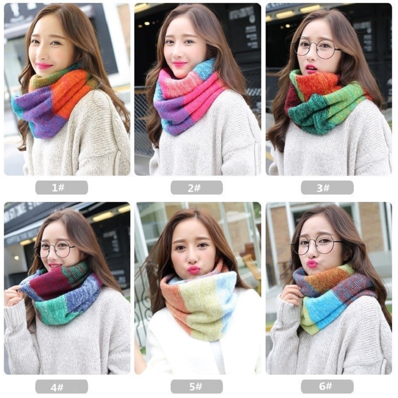 VISROVER renk atkılar kadınlar - Infinity Scarf Knit incelemesi ve fiyatı