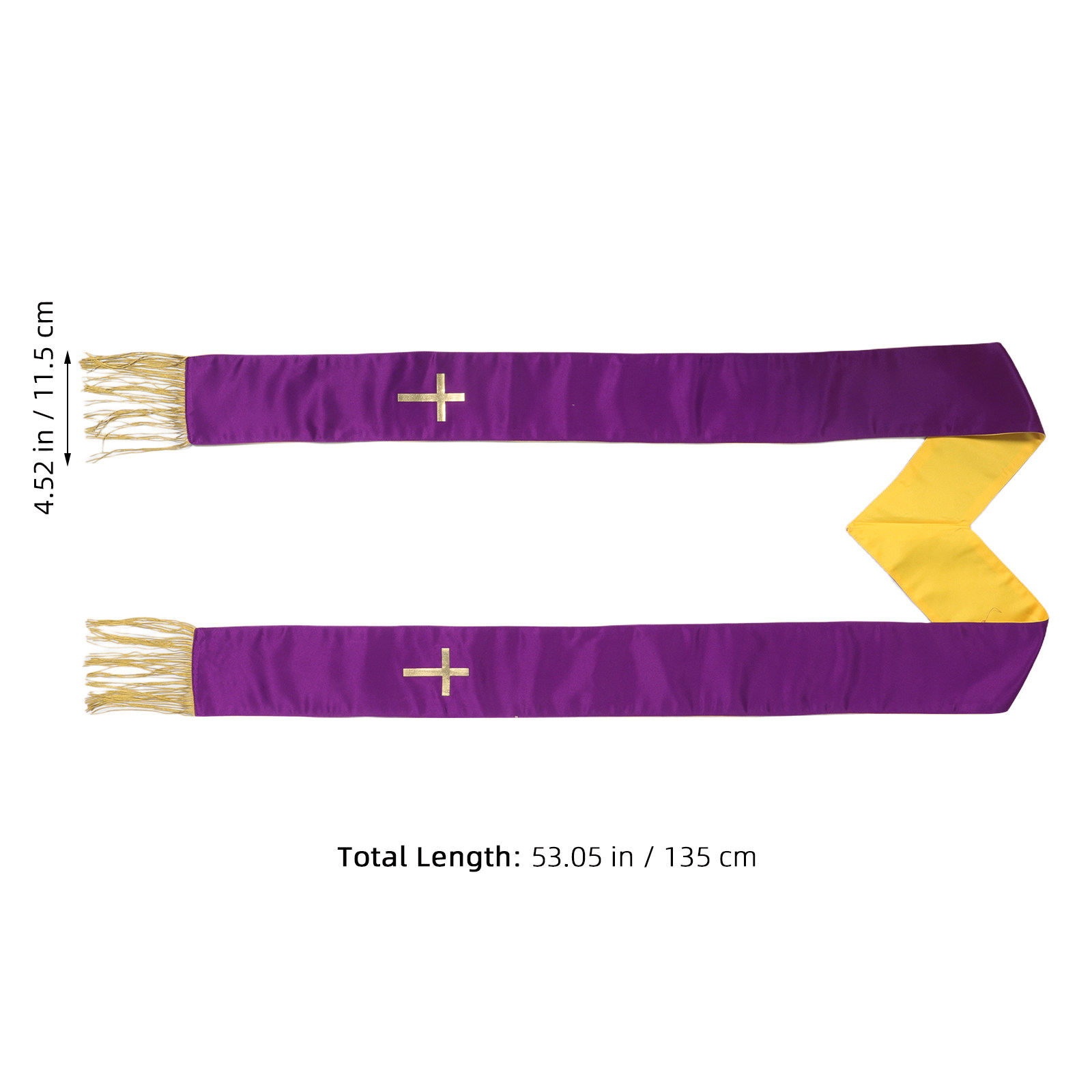 Çift Renkli Mor Altın Ters Çev - Stole Wedding Shawl incelemesi ve fiyatı