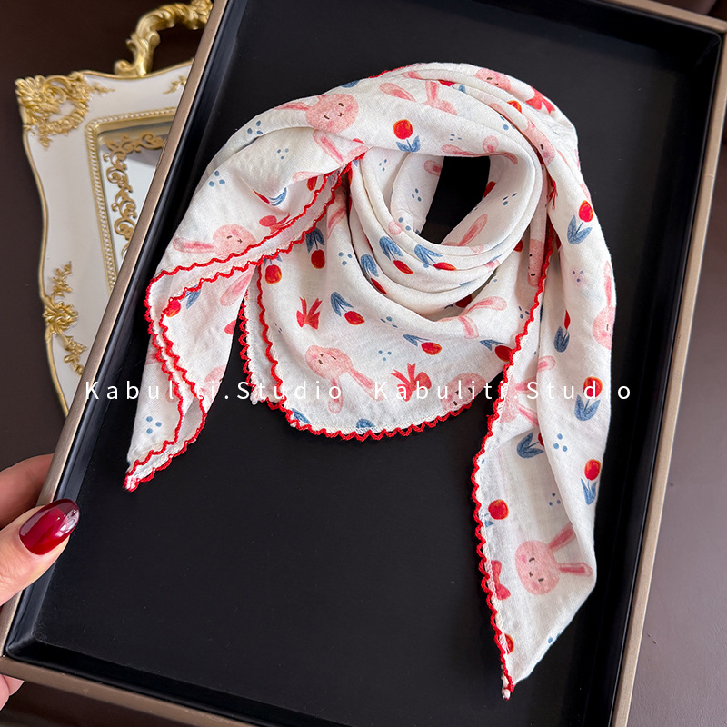 Pamuklu Keten Kare Eşarp 58 Cm - Ascot Neck Scarf incelemesi ve fiyatı