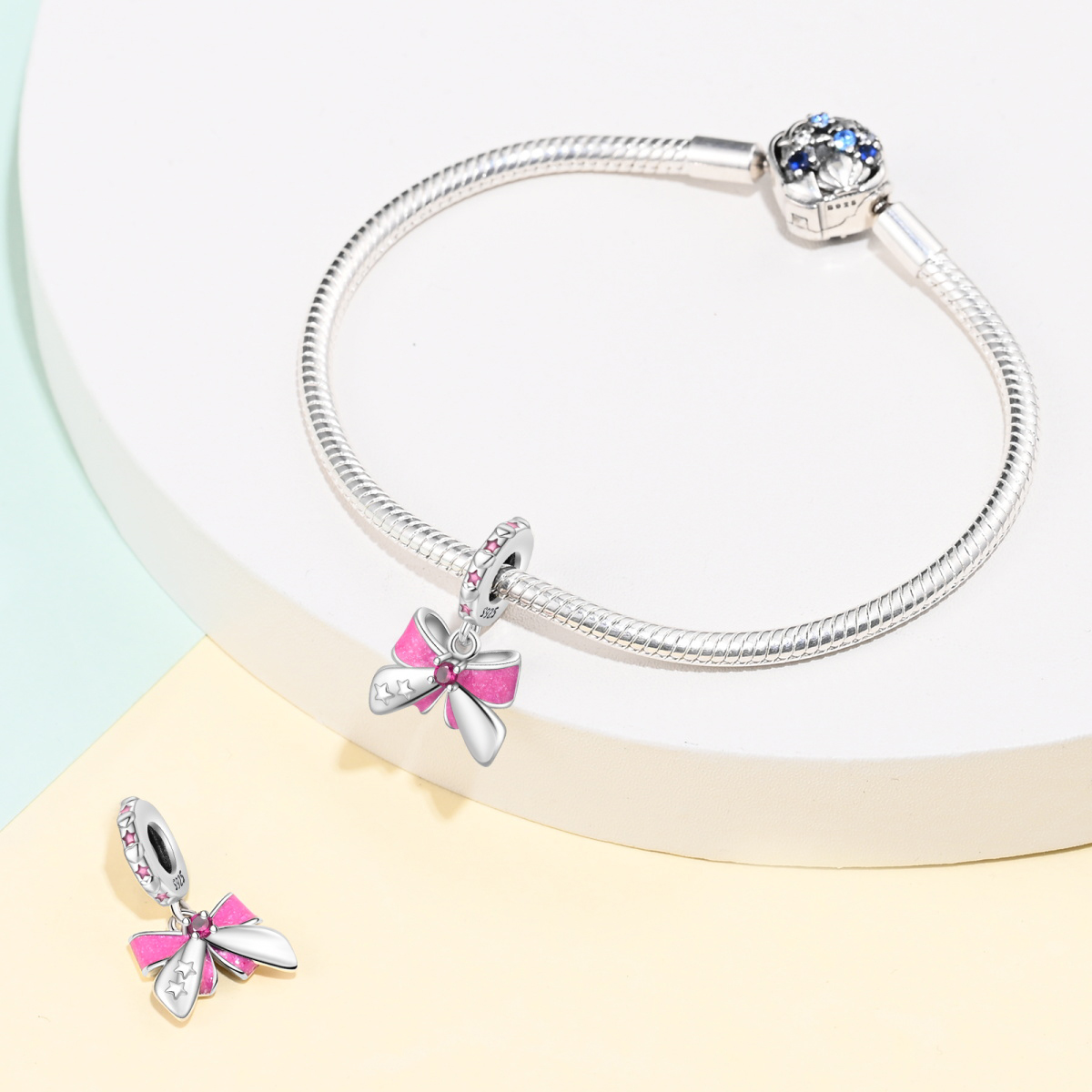 Yeni 925 Ayar Gümüş Pembe Yay  - Tie Clip Silver incelemesi ve fiyatı