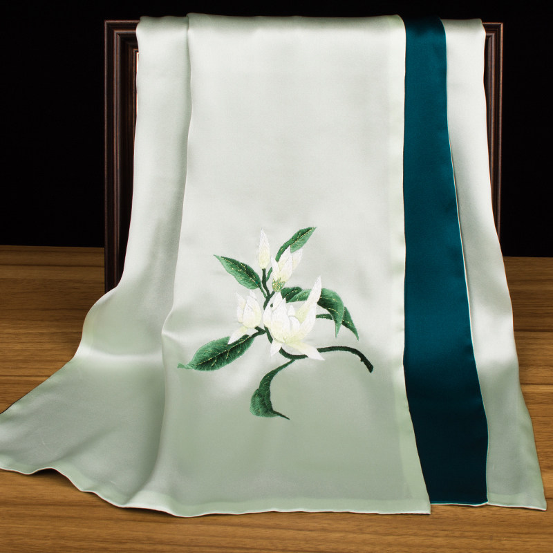 Saf İpek Suzhou Nakışlı Eşarp, - Silk Neck Scarf incelemesi ve fiyatı