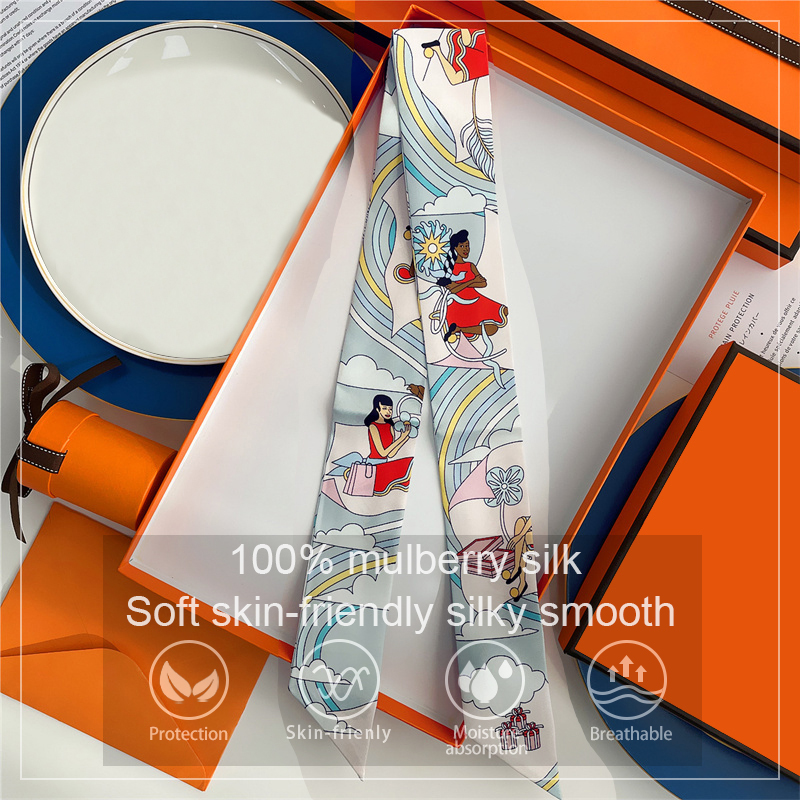 Kadınlar 100% Dut ipek eşarp s - Ascot Neck Scarf incelemesi ve fiyatı