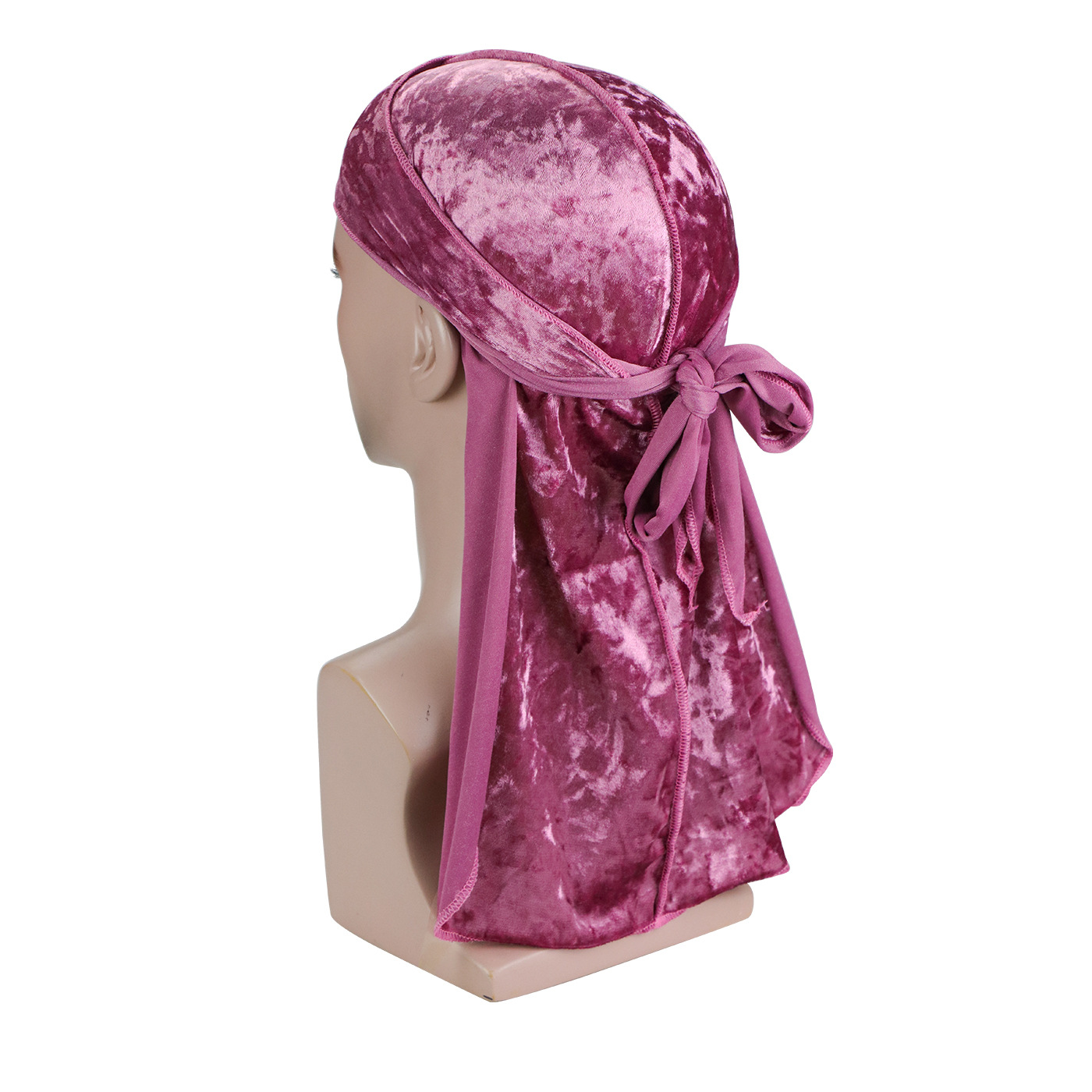 Unisex Elmas Desenli Kadife Du - Bandana Doo Rag incelemesi ve fiyatı