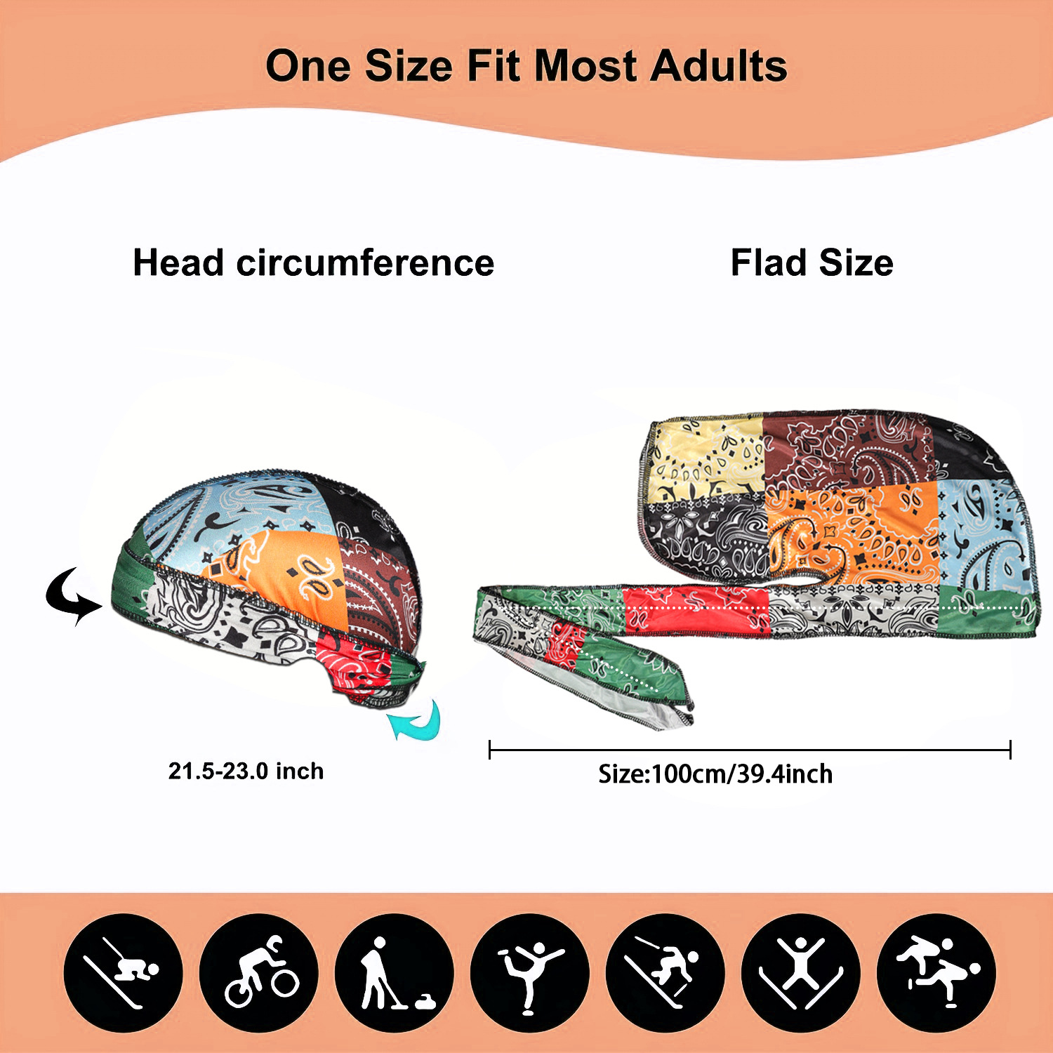 Paisley baskı erkekler Biker H - Bandana Doo Rag incelemesi ve fiyatı