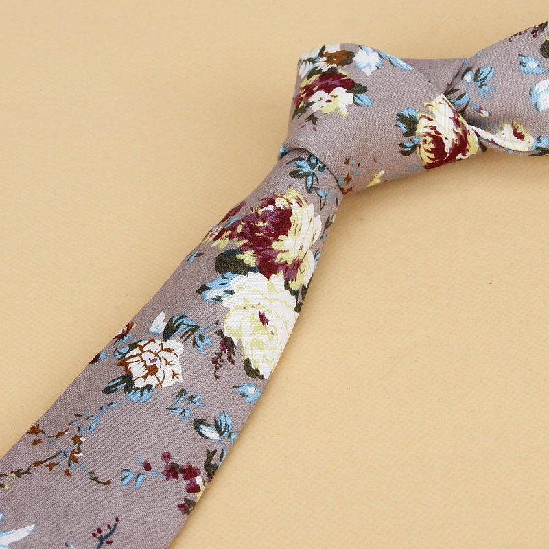 Marka yeni çiçek kravat erkek  - Skinny Tie Men incelemesi ve fiyatı