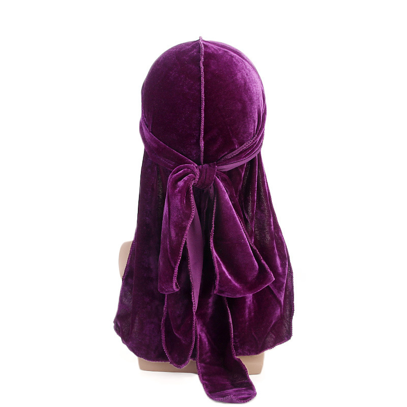 Yeni Lüks Erkekler Kadife Dura - Bandana Doo Rag incelemesi ve fiyatı