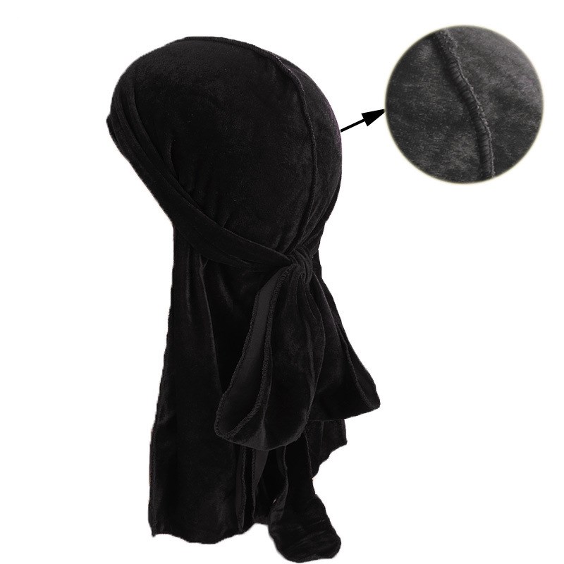 Yeni Lüks Erkekler Kadife Dura - Bandana Doo Rag incelemesi ve fiyatı