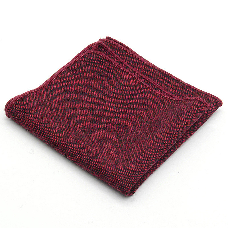 Klasik yün cep kare 25CM düz r - Pocket Square Set incelemesi ve fiyatı