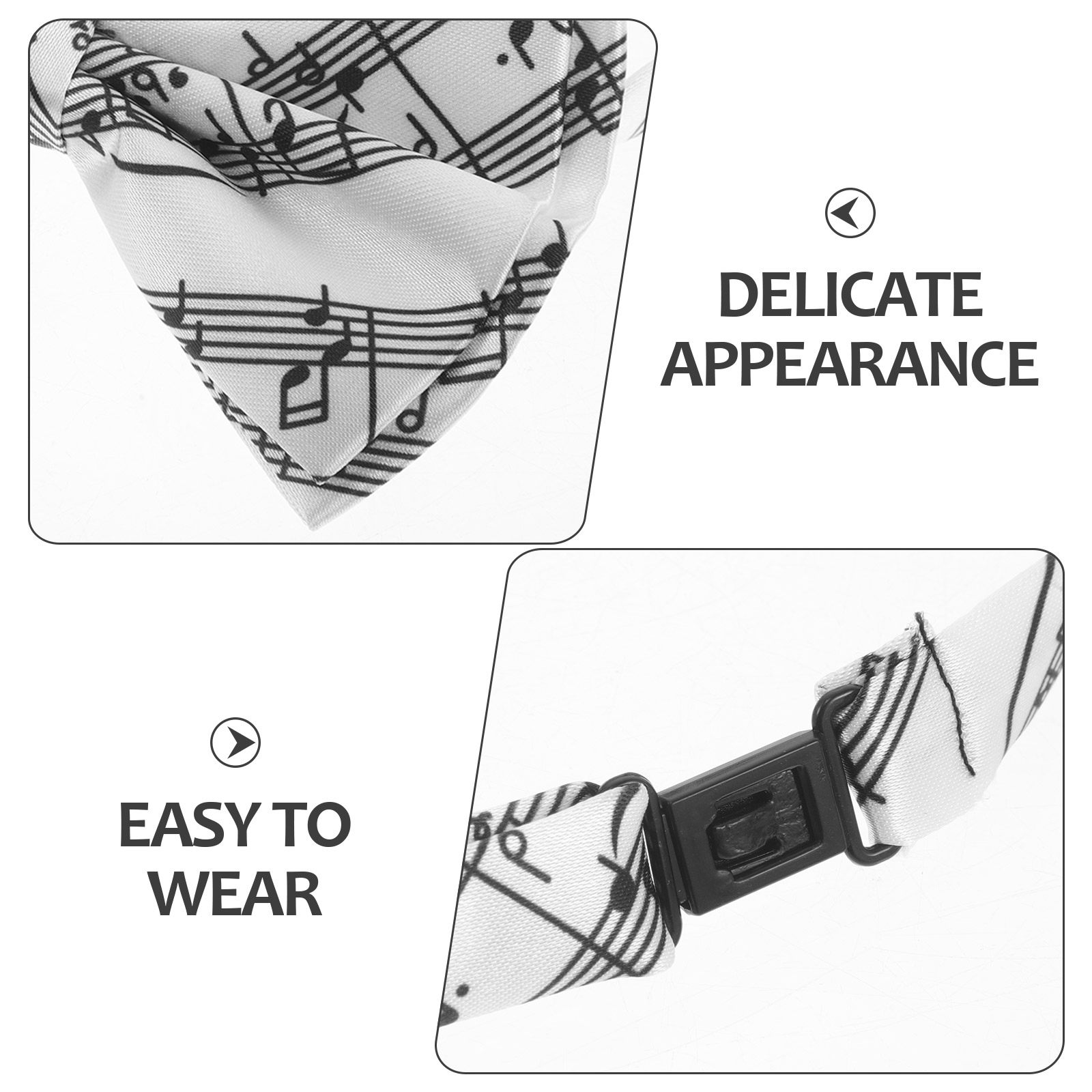 3 Parça Müzik Notası Papyon Se - Bow Tie Pre Tied incelemesi ve fiyatı