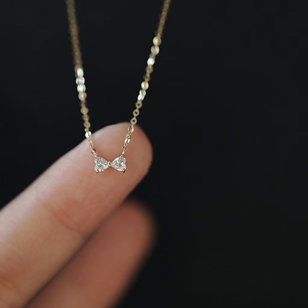 LGKGL Kore Tatlı 5A Zirkon Yay - Tie Clip Silver incelemesi ve fiyatı