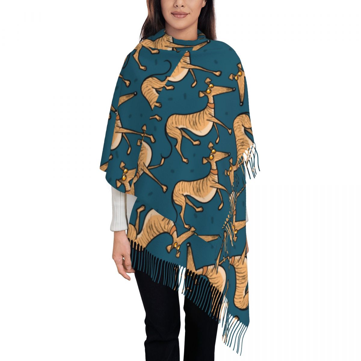 Greyhound Whippet Lurcher Köpe - Pashmina Wrap Large incelemesi ve fiyatı