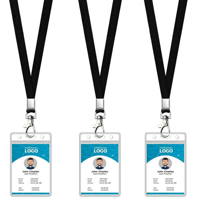 3'lü Kruvaze Askılı Kimlik Kar - Lanyard Badge Holder incelemesi ve fiyatı