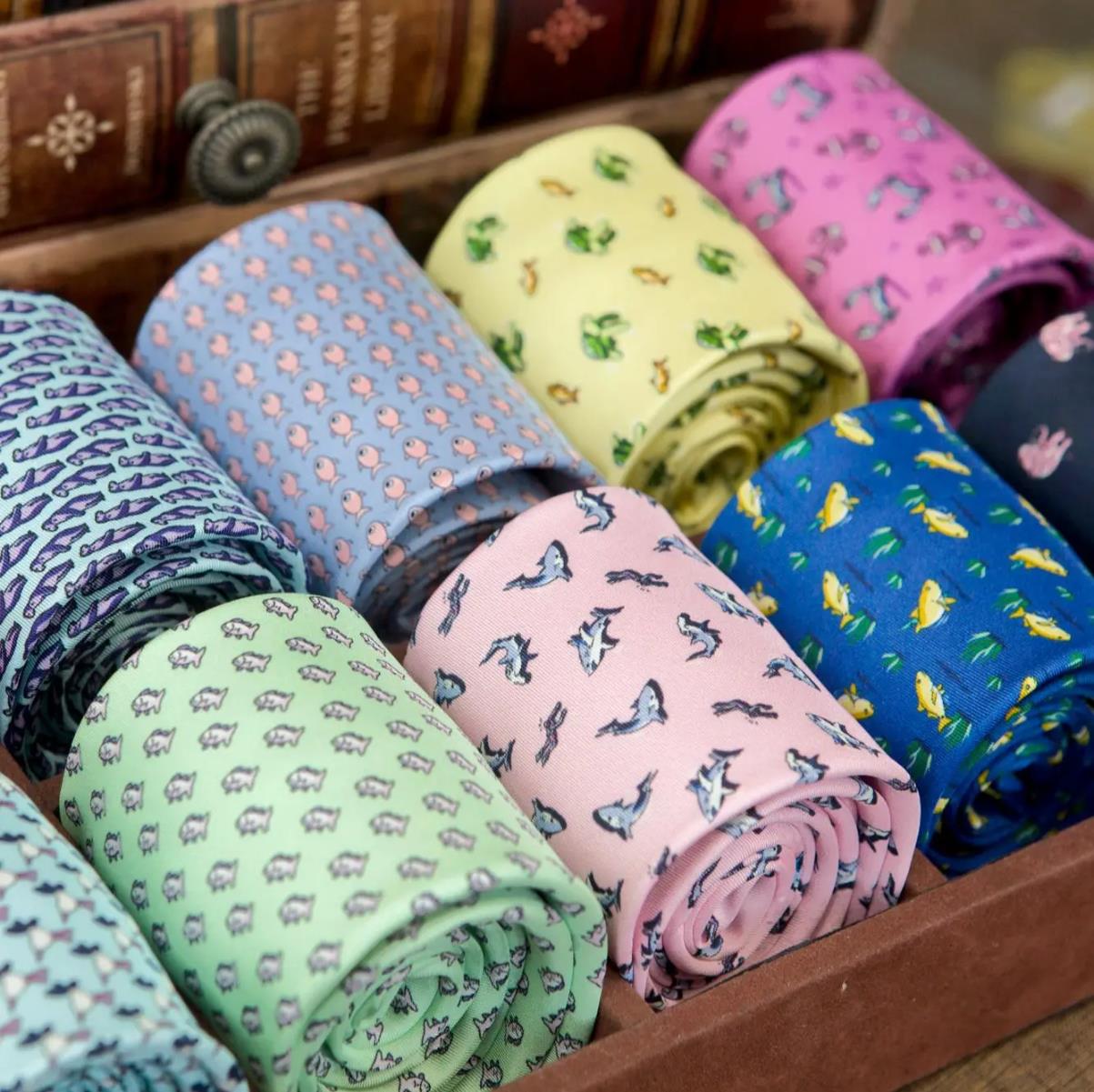 Çok renkli Renkli Karakter Des - Skinny Tie Men incelemesi ve fiyatı