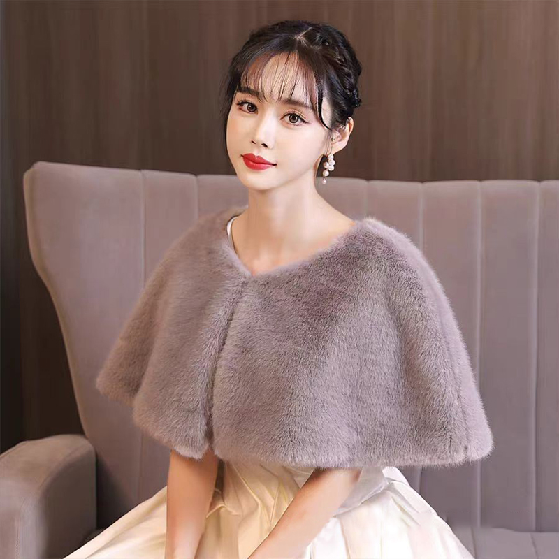 Kadınlar Kış Taklit Kürk Şal Z - Stole Wedding Shawl incelemesi ve fiyatı