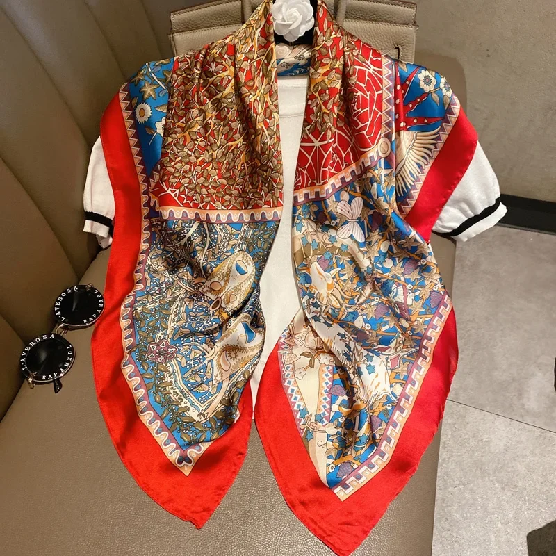 Hafif lüks 90'lık ipek eşarp,  - Silk Tie Striped incelemesi ve fiyatı